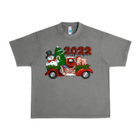 Tornado happy new year 2022 christmas truck with american flag Urban Heavy Tee - Jasminsmagicworld