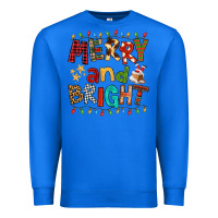 True Royal Merry And Bright Premium Sweatshirt - FaDigitalArtStudio