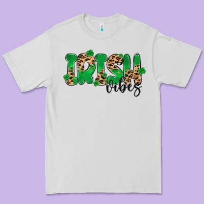ırısh Vibes Premium Tee Designed By Maliassmallbusiness
