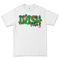 White ırısh vibes Premium Tee - MaliasSmallBusiness