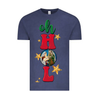 Vintage Denim oh holy night Vintage Tee - BarkalooDesign