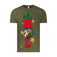 Vintage Olive oh holy night Vintage Tee - BarkalooDesign