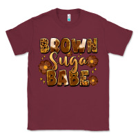 Burgundy brown suga babe Classic Tee - Artiststas