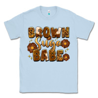 Dusty Blue brown suga babe Classic Tee - Artiststas