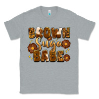 Heather Grey brown suga babe Classic Tee - Artiststas