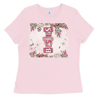 Bubblegum Pink besties Ladies Tee - MaliasSmallBusiness