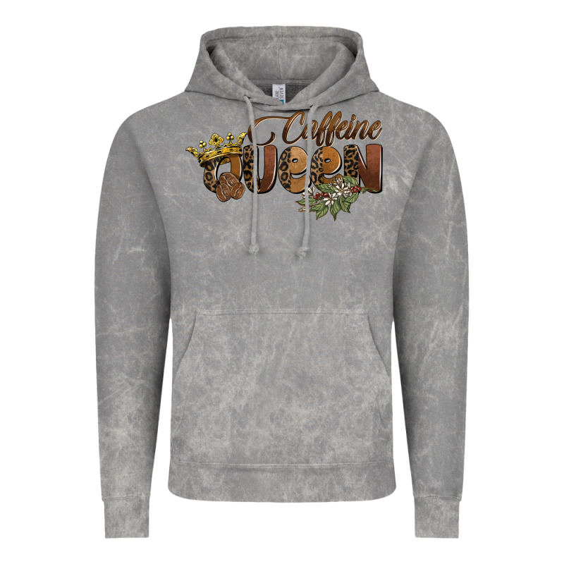 Caffeine Queen Vintage Hoodie by BarkalooDesign | Teevron