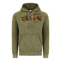Vintage Olive caffeine queen Vintage Hoodie - BarkalooDesign