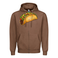 Chestnut Taco Zipper Hoodie - FaDigitalArtStudio