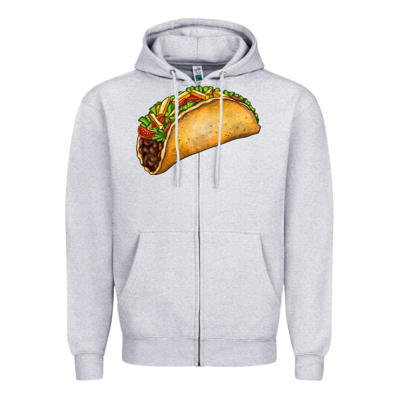 Taco Zipper Hoodie by FaDigitalArtStudio | Teevron