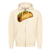 Sandshell Taco Zipper Hoodie - FaDigitalArtStudio