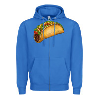 True Royal Taco Zipper Hoodie - FaDigitalArtStudio