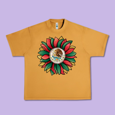 Mexican Sunflower Urban Heavy Tee Designed By Jasminsmagicworld
