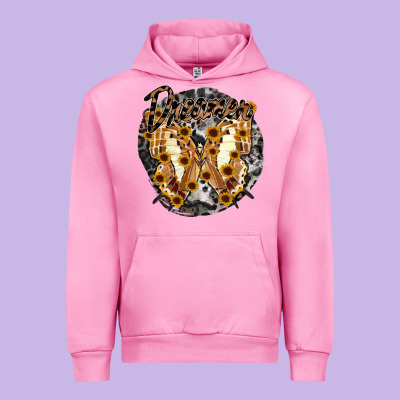 Dreamer Butterfly Urban Hoodie Designed By Racoondesign