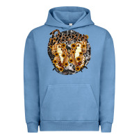 Pigment Pebble Blue dreamer butterfly Urban Hoodie - RacoonDesign
