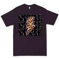 Plum nurse lightning bolt Premium Tee - MaliasSmallBusiness