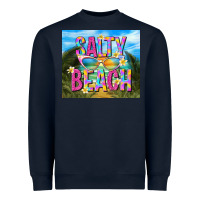 Navy salty beach Heavyweight Sweatshirt - TumblerDesignByShophia