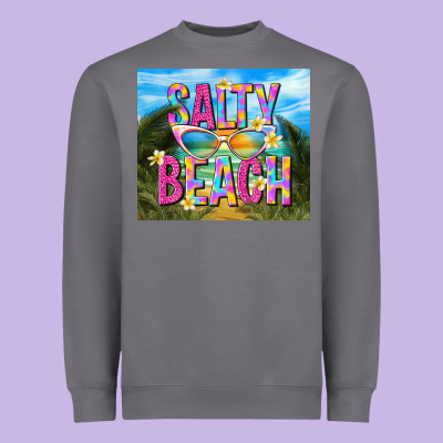 Salty Beach Heavyweight Sweatshirt Designed By Tumblerdesignbyshophia