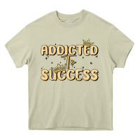 Mossy addicted to success Heavy Core Tee - MaliasSmallBusiness