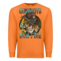 Carrot Cowboys Don't Die Premium Sweatshirt - FaDigitalArtStudio