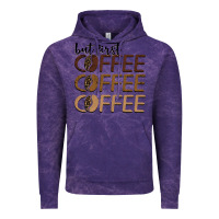 Cloud Purple but first coffee coffee coffee Vintage Hoodie - BarkalooDesign