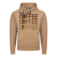 Vintage Coffee but first coffee coffee coffee Vintage Hoodie - BarkalooDesign