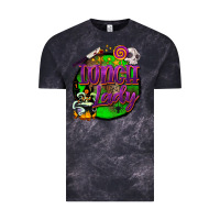 Cloud Black halloween lunch lady Vintage Tee - BarkalooDesign