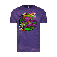 Cloud Purple halloween lunch lady Vintage Tee - BarkalooDesign