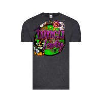 Vintage Black halloween lunch lady Vintage Tee - BarkalooDesign
