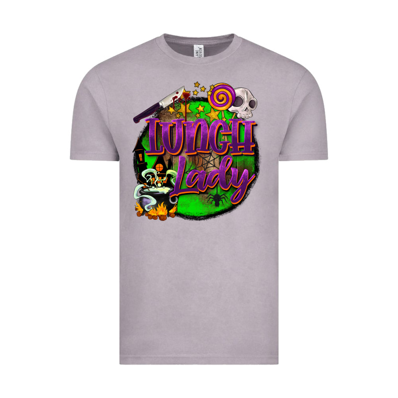 Halloween Lunch Lady Vintage Tee by BarkalooDesign | Teevron