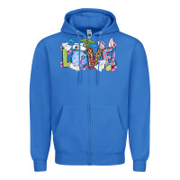 True Royal Easter Day Love Nurse Zipper Hoodie - OliviaCreatesArt