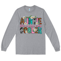 Heather Grey Auntie Like a Mom Only Cooler Long Sleeve Tee - texasbilliewilder