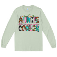 Matcha Auntie Like a Mom Only Cooler Long Sleeve Tee - texasbilliewilder