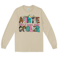 Mushroom Auntie Like a Mom Only Cooler Long Sleeve Tee - texasbilliewilder