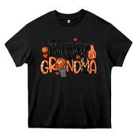 Black my favorite players call me grandma Heavy Core Tee - MaliasSmallBusiness