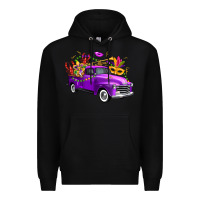 Black Mardi Gras Truck King's Cake Premium Hoodie - FaDigitalArtStudio