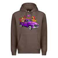 Coffee Mardi Gras Truck King's Cake Premium Hoodie - FaDigitalArtStudio