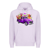 Lilac Mardi Gras Truck King's Cake Premium Hoodie - FaDigitalArtStudio