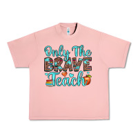 Salmon only the brave teach Urban Heavy Tee - JahusDesignShop