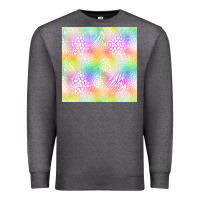 Charcoal Heather neon safari seamless pattern Premium Sweatshirt - BundleAndBundleShop