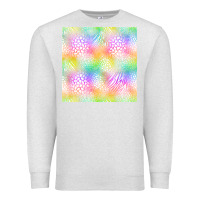 Oatmeal Heather neon safari seamless pattern Premium Sweatshirt - BundleAndBundleShop