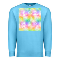 Ocean Blue neon safari seamless pattern Premium Sweatshirt - BundleAndBundleShop