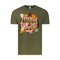 Vintage Olive fall  lunch lady Vintage Tee - BarkalooDesign