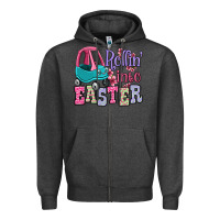 Charcoal Heather Easter Day Rollin into Easter toddler car Zipper Hoodie - OliviaCreatesArt