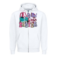 White Easter Day Rollin into Easter toddler car Zipper Hoodie - OliviaCreatesArt