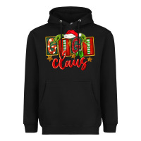 Black Christmas Gigi Claus Heavyweight Hoodie - FaDigitalArtStudio