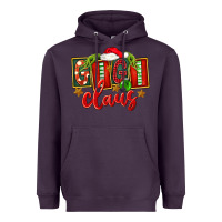 Plum Christmas Gigi Claus Heavyweight Hoodie - FaDigitalArtStudio