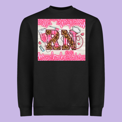 Nurse Rn Heavyweight Sweatshirt Designed By Tumblerdesignbyshophia