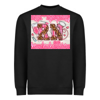 Black nurse rn Heavyweight Sweatshirt - TumblerDesignByShophia