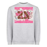 Heather Grey nurse rn Heavyweight Sweatshirt - TumblerDesignByShophia